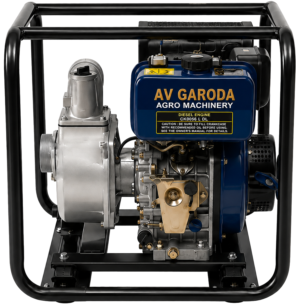 AV Garoda 186F 3-Inch Diesel Self-Suction Water Pump